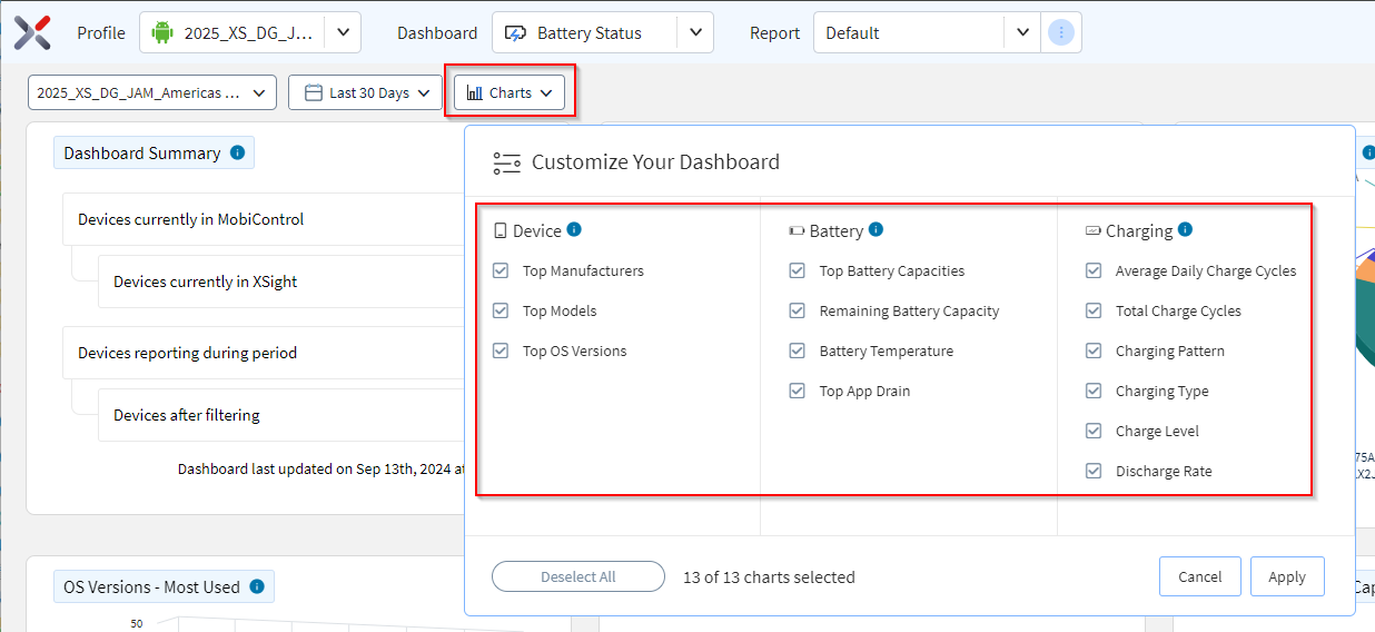 Customizing Operational Intelligence dashboards