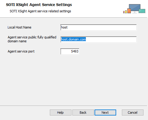 Agent service-related settings
