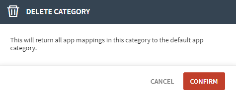 Delete Category Conformation Message