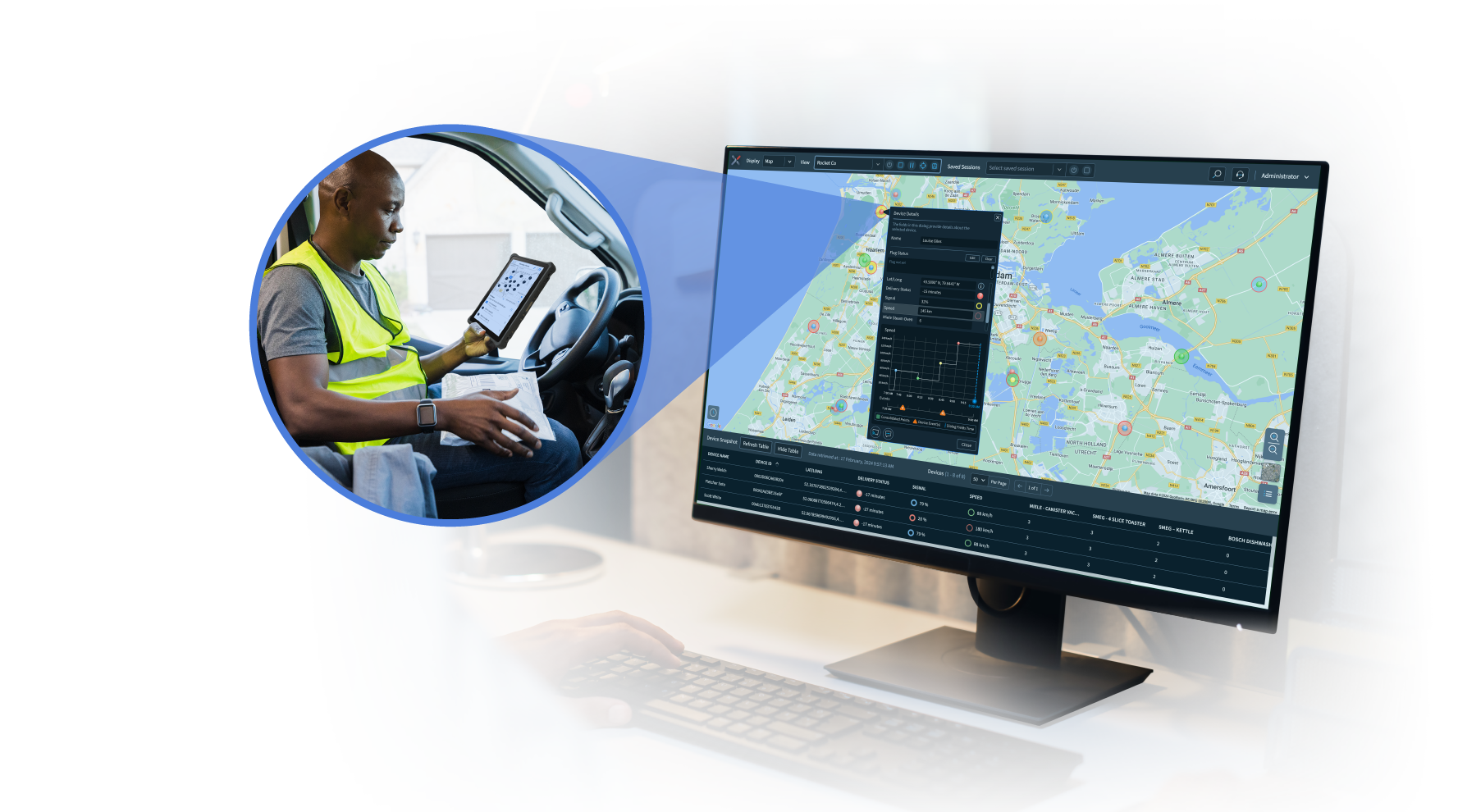 LiveView demo on desktop
